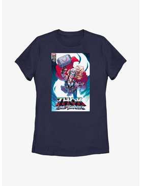 Marvel Thor: Love And Thunder Mighty Thor Comic Cover Womens T-Shirt, , hi-res
