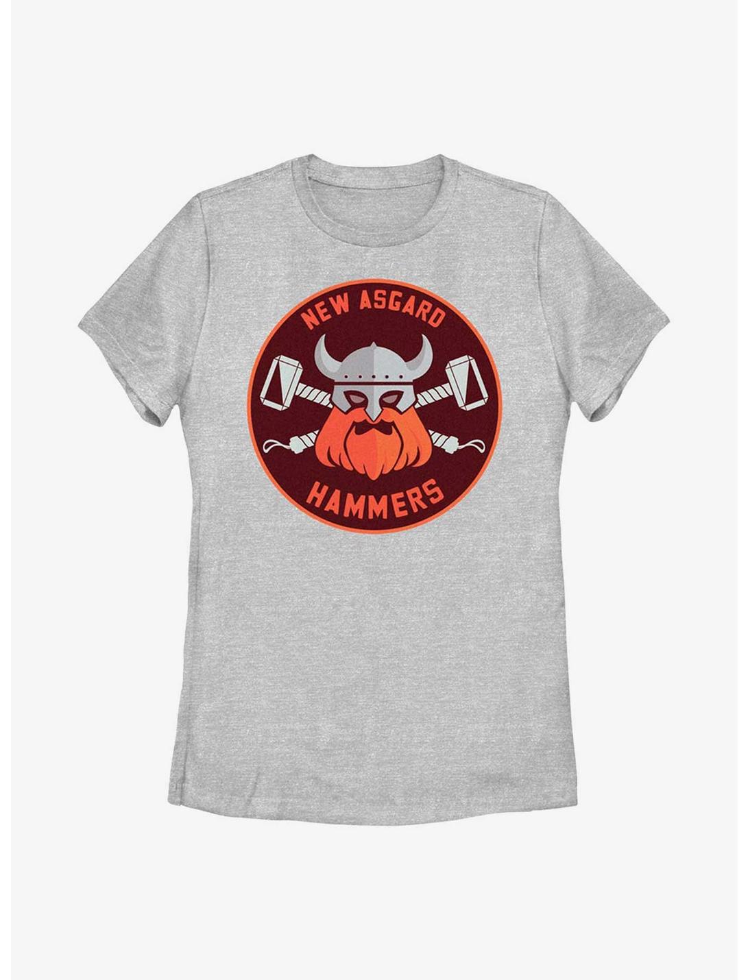 Marvel Thor: Love And Thunder Hammers Badge Womens T-Shirt, ATH HTR, hi-res