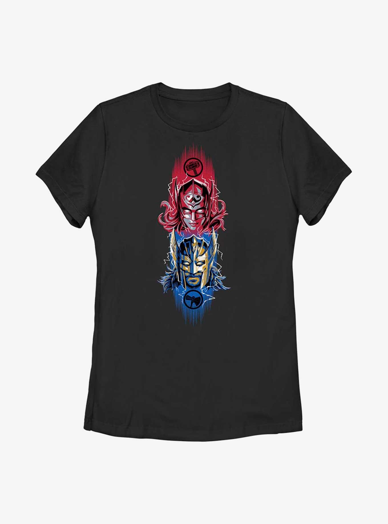 Marvel Thor: Love And Thunder Mighty Duo Womens T-Shirt, BLACK, hi-res