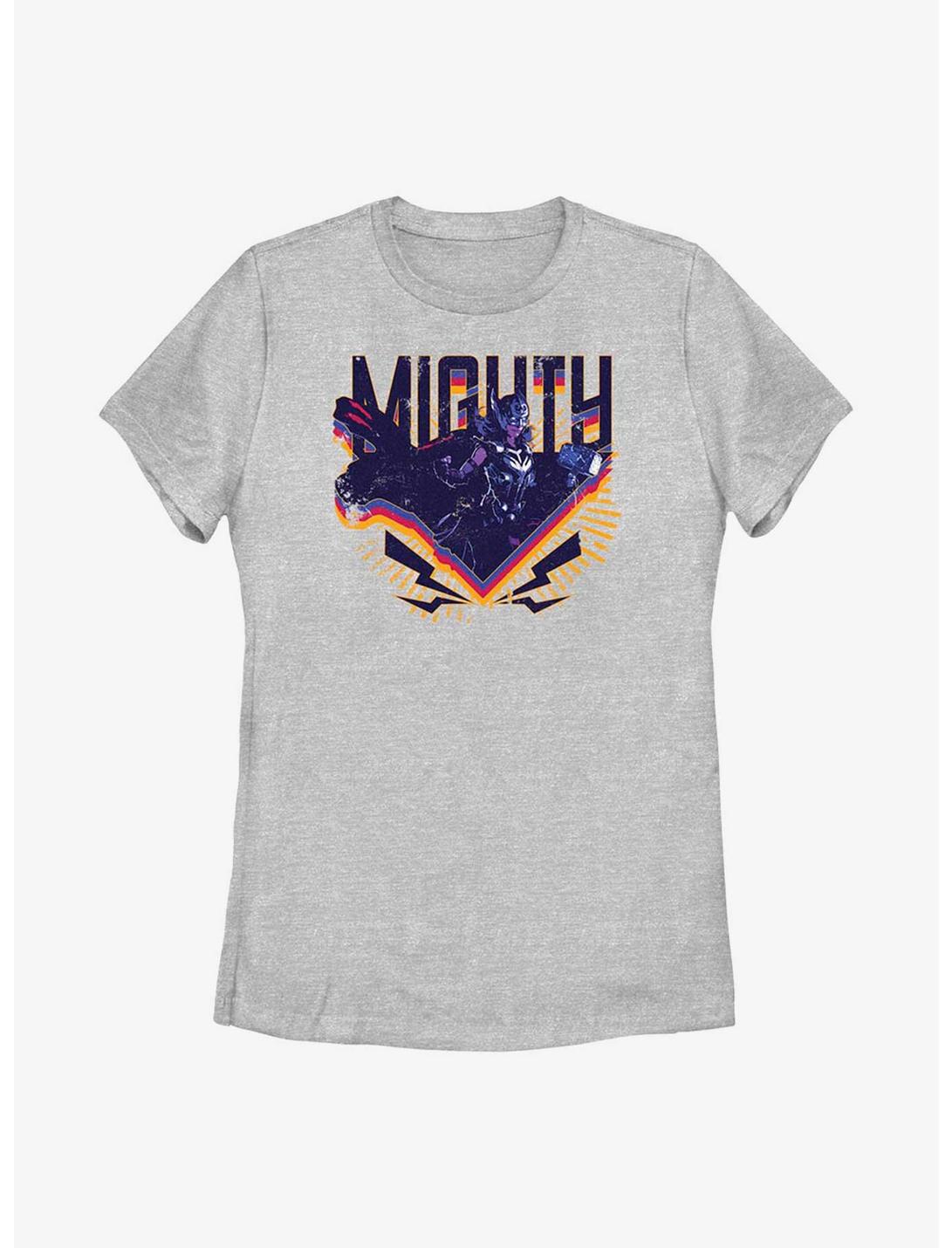 Marvel Thor: Love And Thunder Mighty Thor Triangle Badge Womens T-Shirt, ATH HTR, hi-res