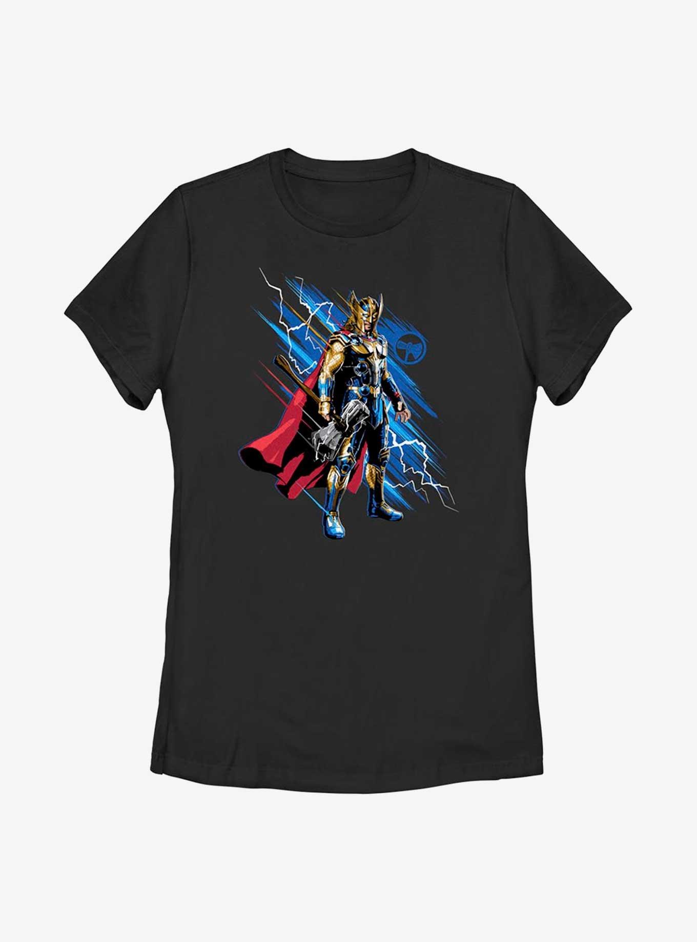 Marvel Thor: Love And Thunder Hero Thor Womens T-Shirt, BLACK, hi-res
