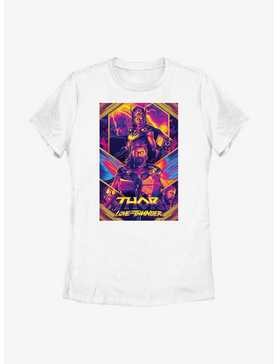 Marvel Thor: Love And Thunder Neon Poster Womens T-Shirt, , hi-res