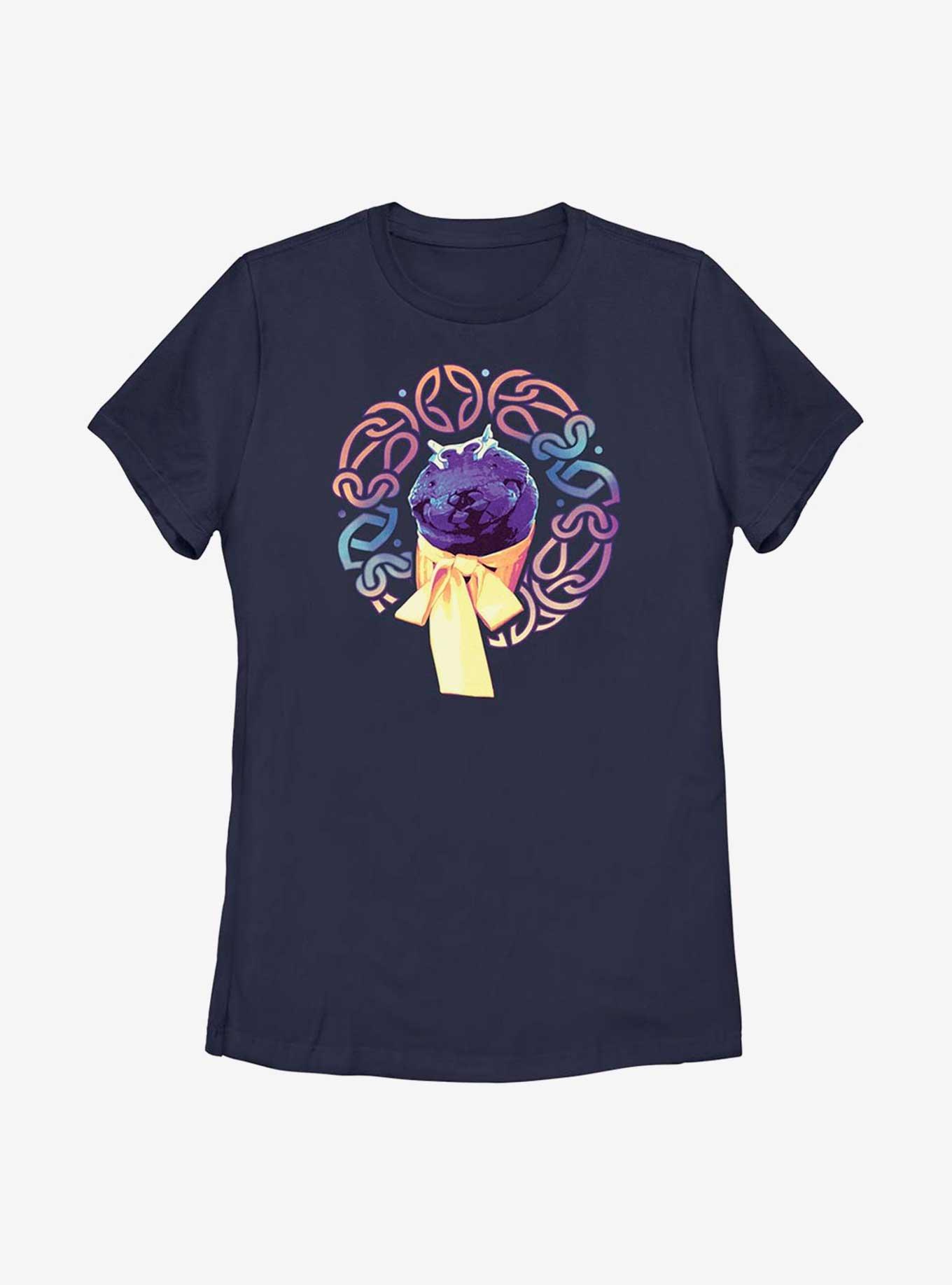 Marvel Thor: Love And Thunder Monster Circle Badge Womens T-Shirt, NAVY, hi-res