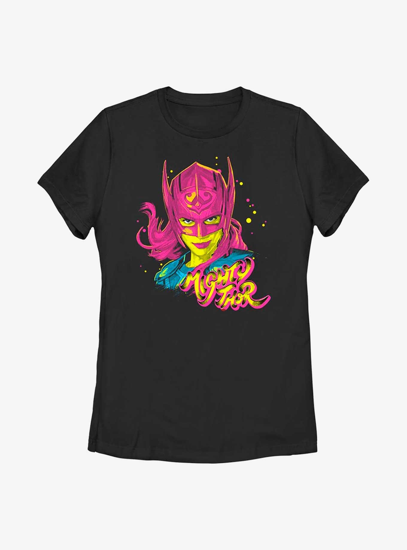 Marvel Thor: Love And Thunder Pop Art Thor Womens T-Shirt, BLACK, hi-res