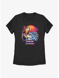 Marvel Thor: Love And Thunder Synthwave Sunset Womens T-Shirt, BLACK, hi-res