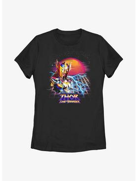 Marvel Thor: Love And Thunder Synthwave Sunset Womens T-Shirt, , hi-res