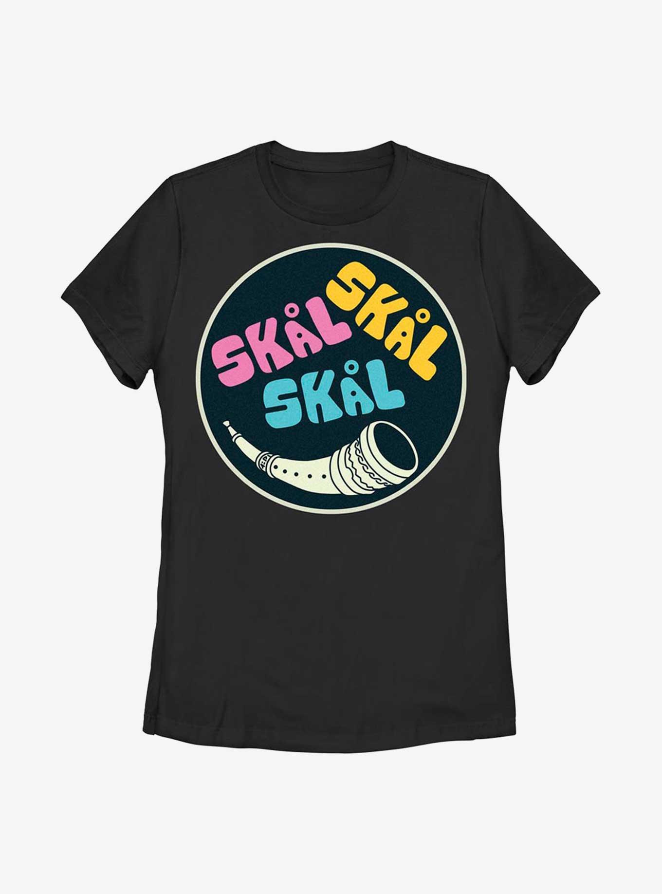 Marvel Thor: Love And Thunder Skal Badge Womens T-Shirt, , hi-res