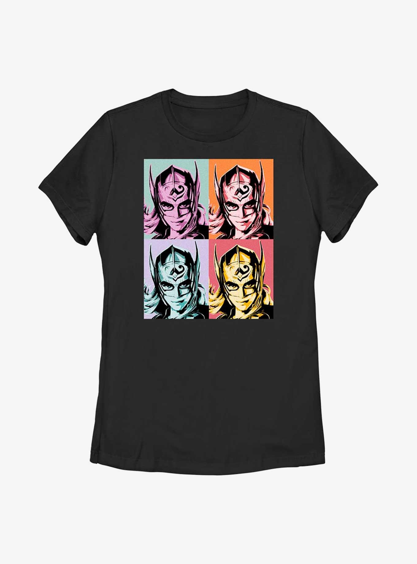 Marvel Thor: Love And Thunder Mighty Thor Pop Art Womens T-Shirt, , hi-res