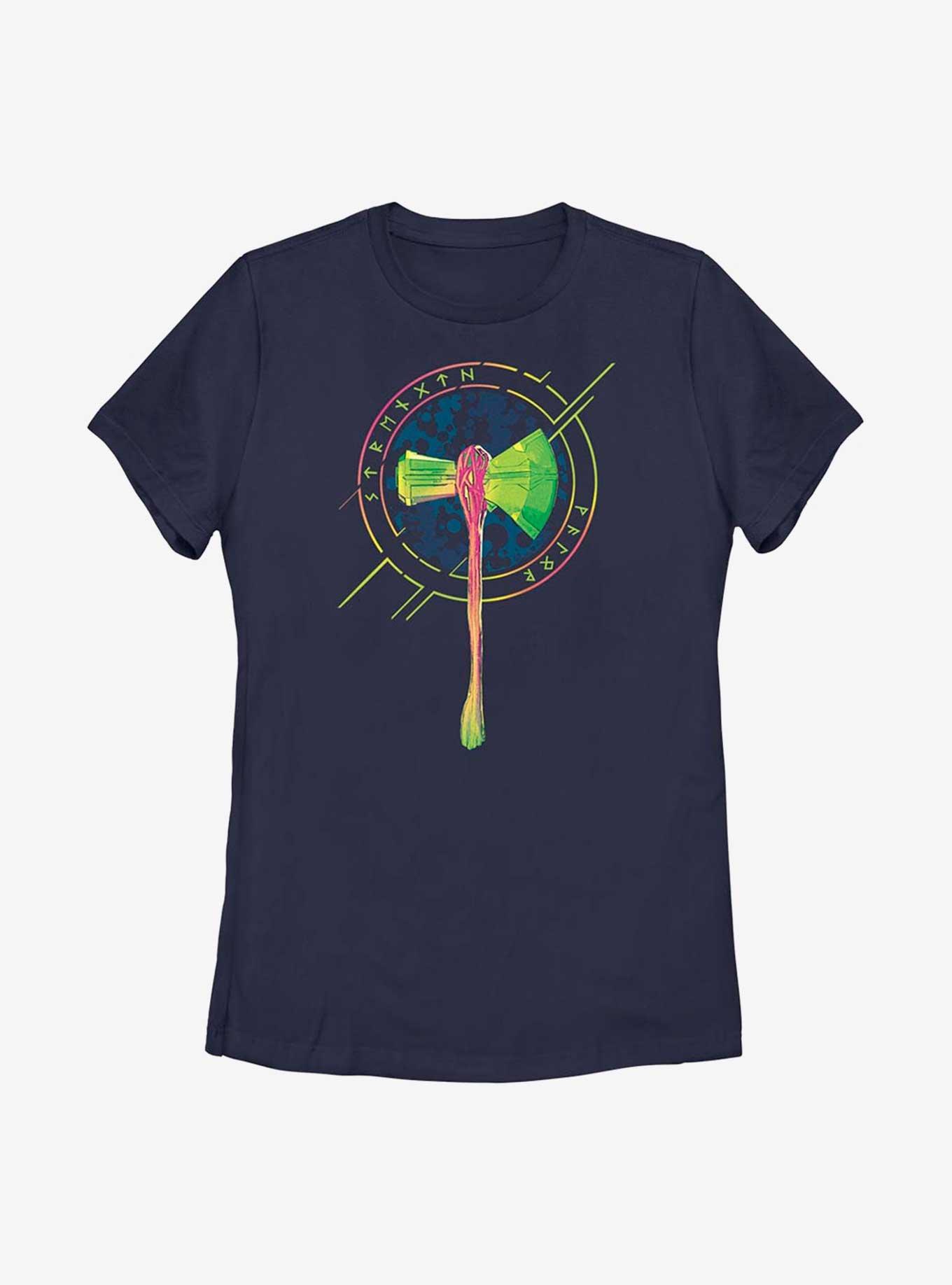 Marvel Thor: Love And Thunder Stormbreaker Badge Womens T-Shirt, NAVY, hi-res