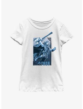 Marvel Thor: Love And Thunder Axe Leap Hero Youth Girls T-Shirt, , hi-res