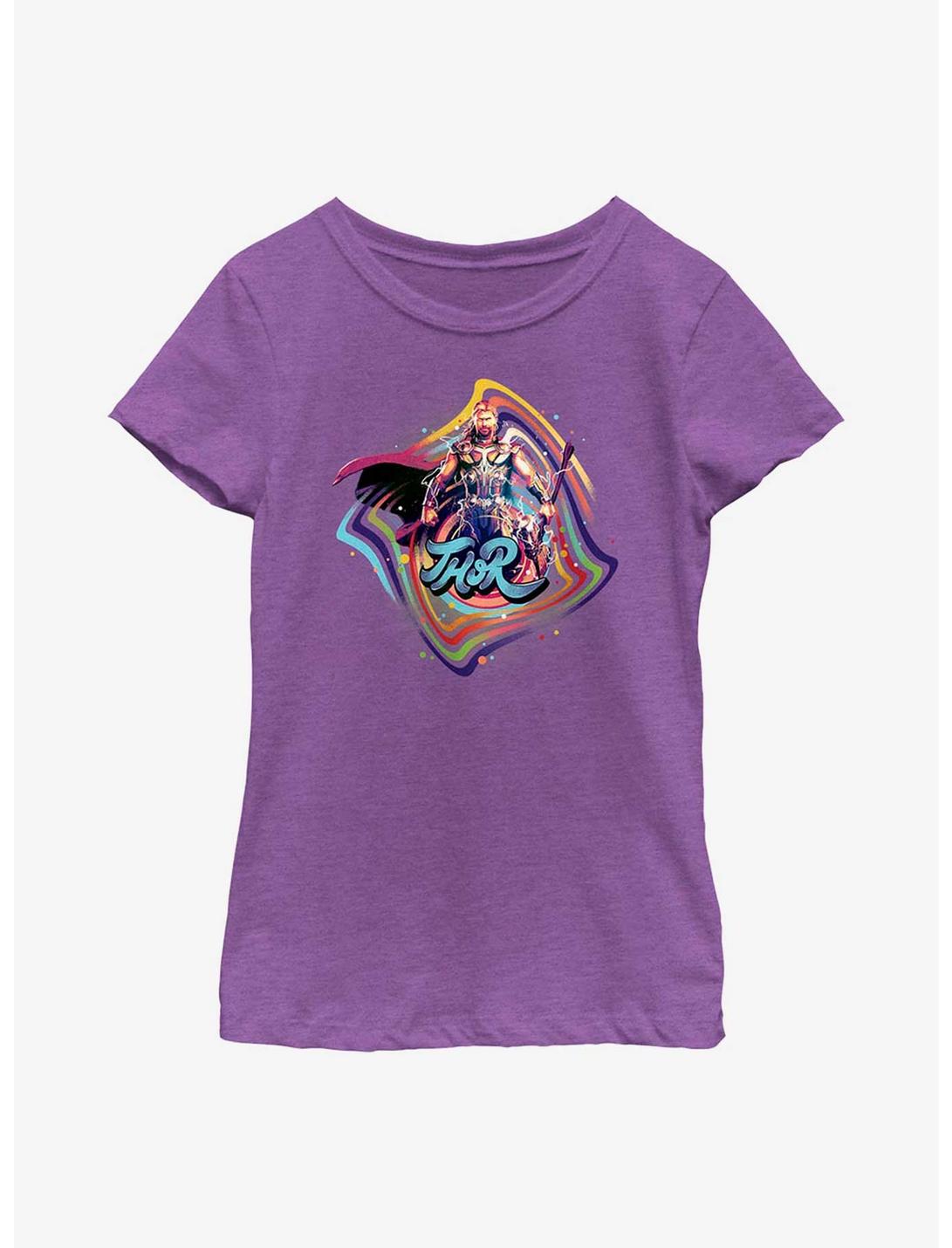 Marvel Thor: Love And Thunder Groovy Youth Girls T-Shirt, PURPLE BERRY, hi-res