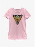 Marvel Thor: Love And Thunder Electric Triangle Badge Youth Girls T-Shirt, PINK, hi-res
