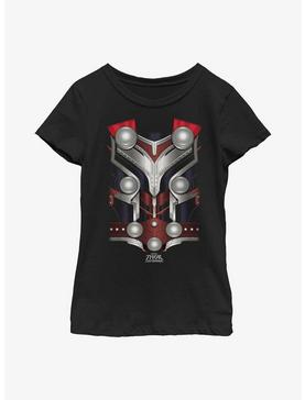 Marvel Thor: Love And Thunder Mighty Thor Costume Youth Girls T-Shirt, , hi-res