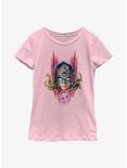 Marvel Thor: Love And Thunder Mighty Thor Helmet Youth Girls T-Shirt, PINK, hi-res