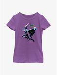 Marvel Thor: Love And Thunder Valkyrie Hero Shot Youth Girls T-Shirt, PURPLE BERRY, hi-res