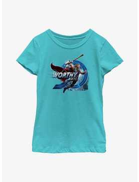 Marvel Thor: Love And Thunder Worthy Jump Youth Girls T-Shirt, , hi-res
