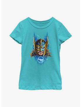 Marvel Thor: Love And Thunder Thor Helmet Youth Girls T-Shirt, , hi-res