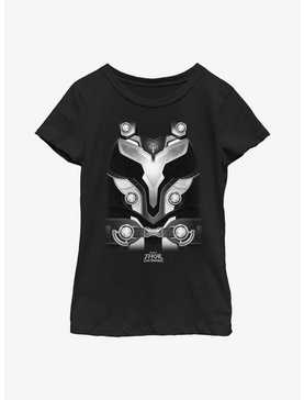 Marvel Thor: Love And Thunder Valkyrie Costume Youth Girls T-Shirt, , hi-res