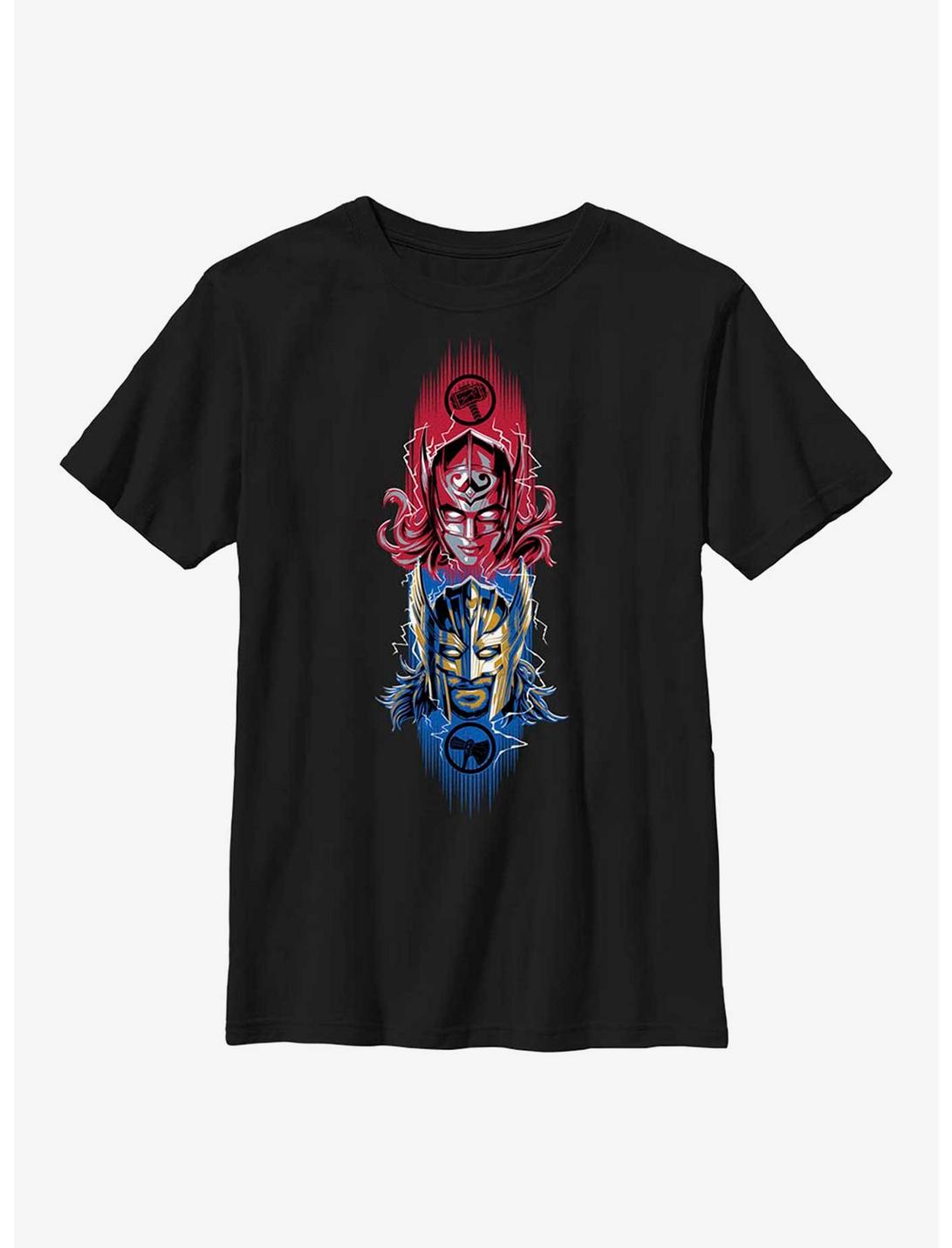Marvel Thor: Love And Thunder Mighty Duo Youth T-Shirt, BLACK, hi-res