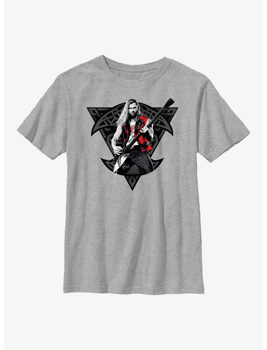 Marvel Thor: Love And Thunder Rocker Viking Youth T-Shirt, ATH HTR, hi-res