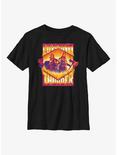 Marvel Thor: Love And Thunder Duo Badge Youth T-Shirt, BLACK, hi-res
