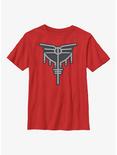 Marvel Thor: Love And Thunder Valkyrie Symbol Youth T-Shirt, RED, hi-res