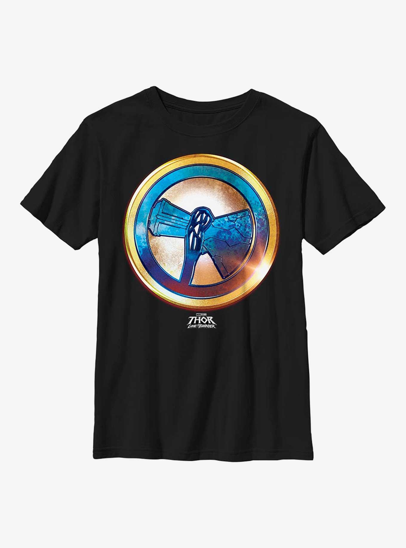 Marvel Thor: Love And Thunder Stormbreaker Gold Youth T-Shirt, BLACK, hi-res