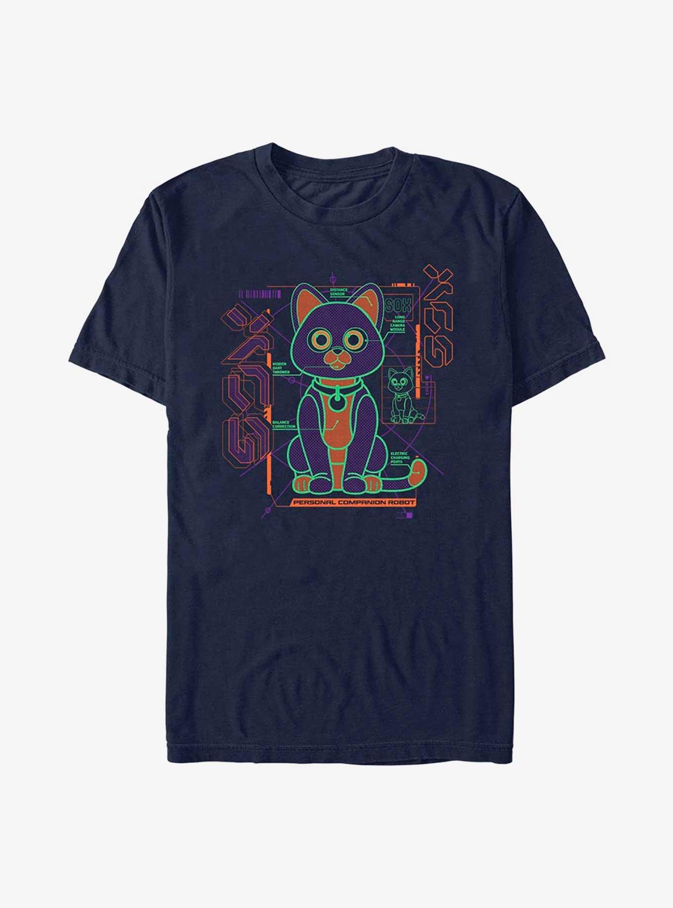 Disney Pixar Lightyear Sox Schematic T-Shirt
