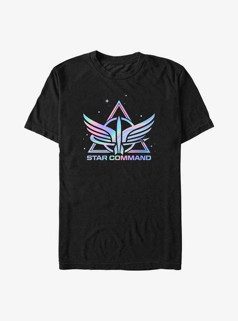 Disney Pixar Lightyear Star Command Rainbow T-Shirt - BLACK | Hot Topic