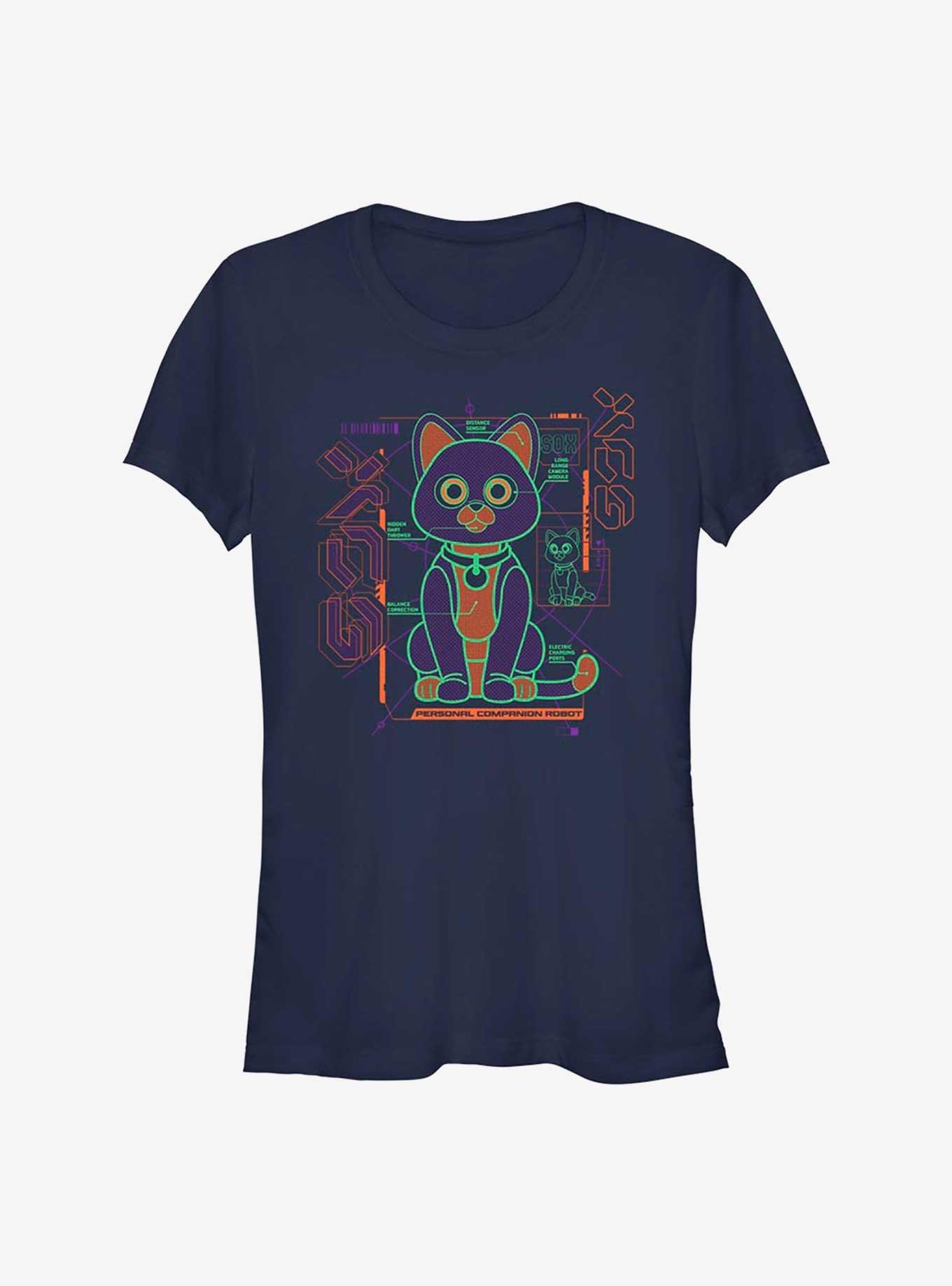 Disney Pixar Lightyear Sox Schematic Girls T-Shirt