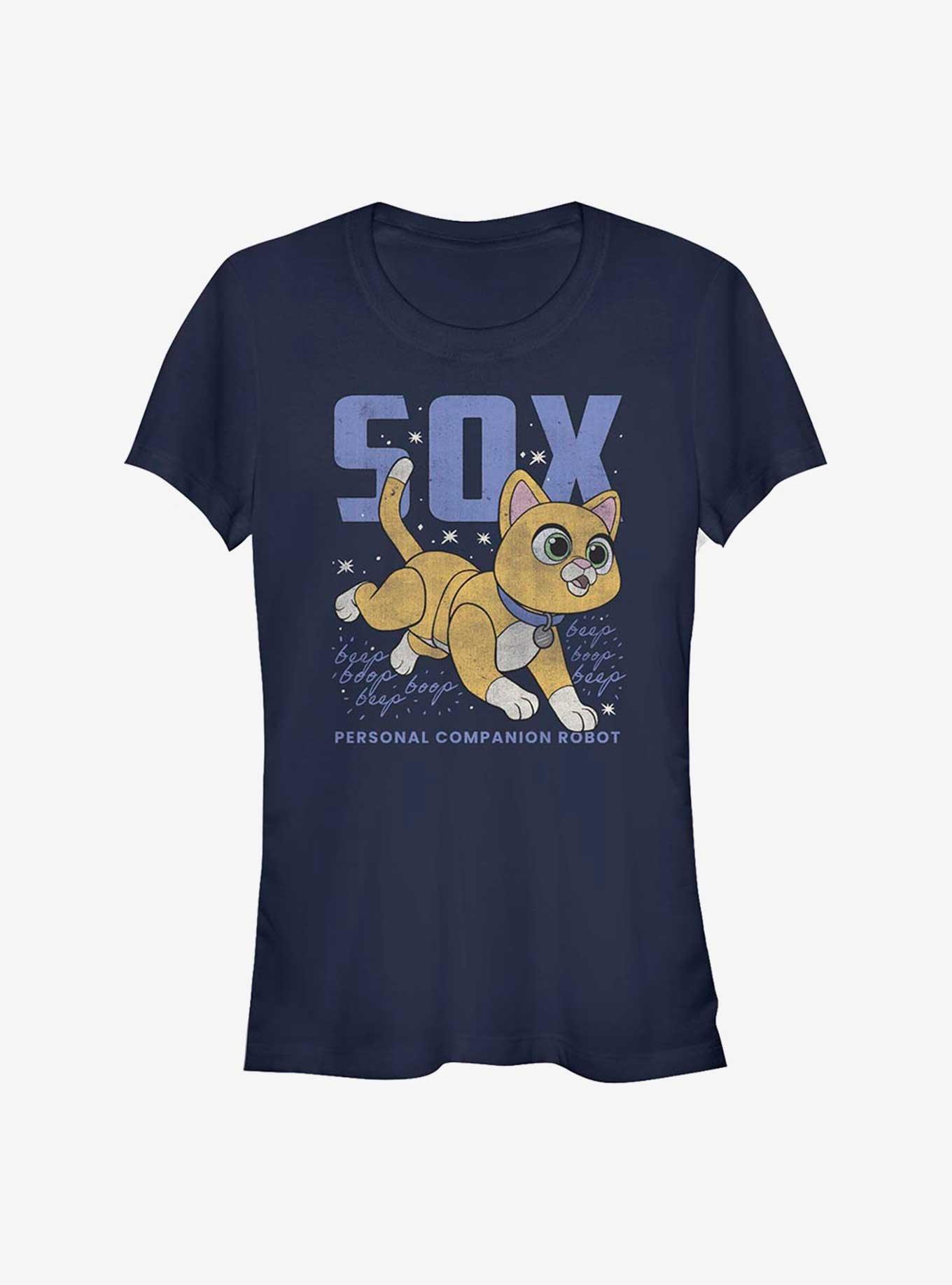 Disney Pixar Lightyear Sox Sketch Girls T-Shirt, NAVY, hi-res