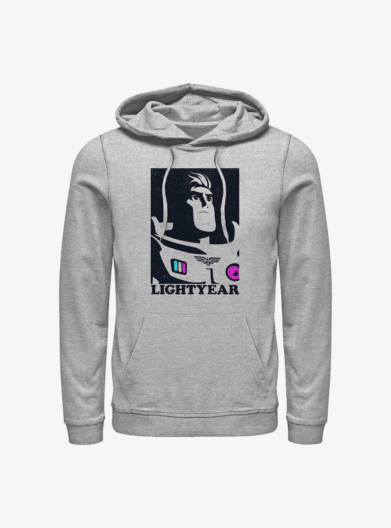 Disney Pixar Lightyear Contrast Hoodie, ATH HTR, hi-res