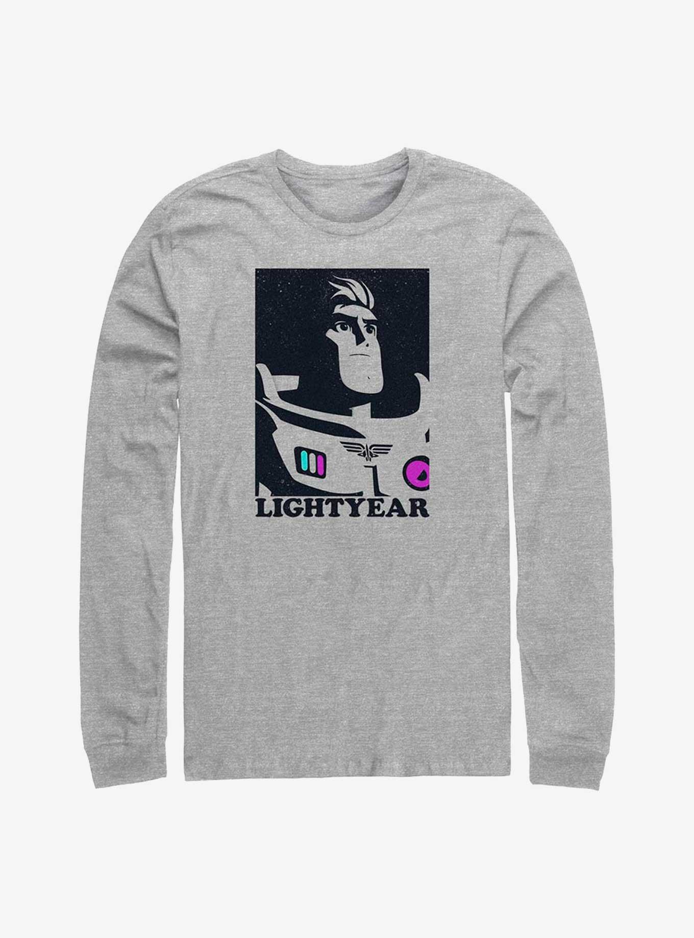 Disney Pixar Lightyear Contrast Long-Sleeve T-Shirt, ATH HTR, hi-res