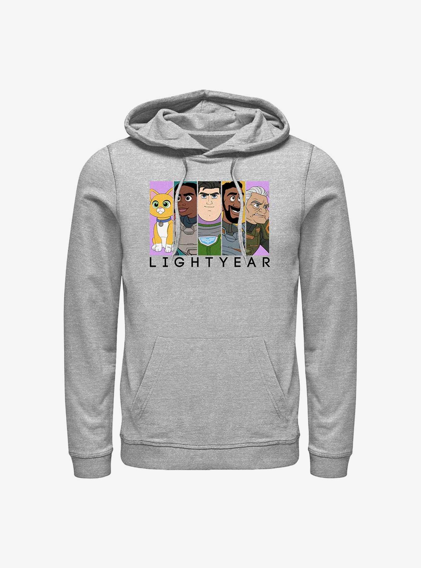 Disney Pixar Lightyear Group Panels Hoodie, ATH HTR, hi-res