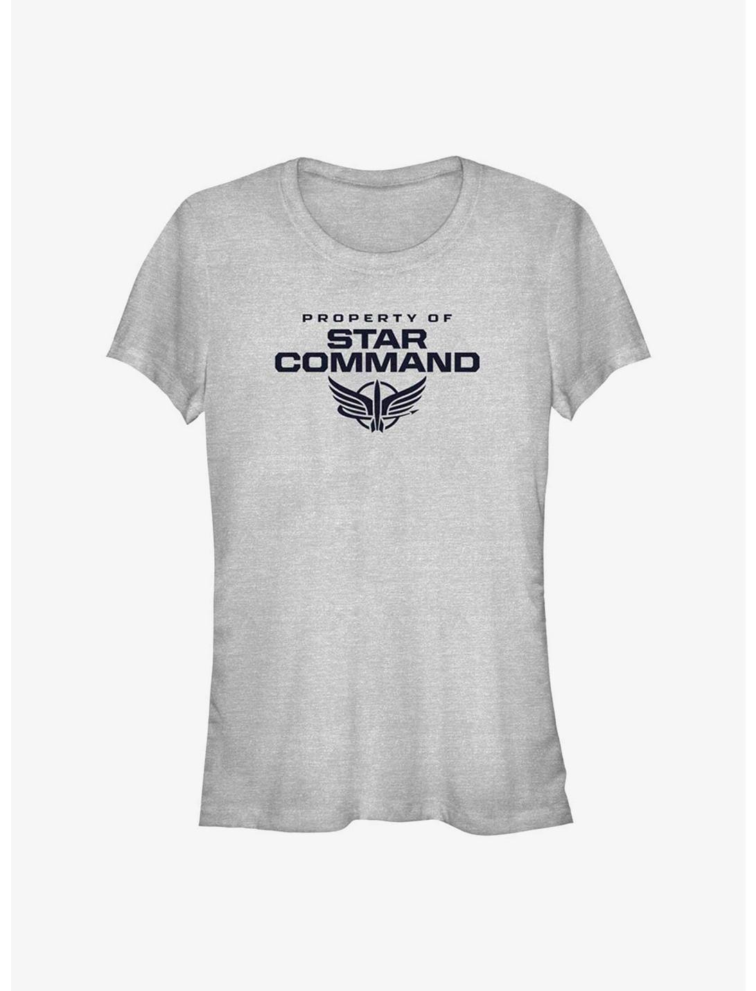 Disney Pixar Lightyear Property Of Star Command Girls T-Shirt, ATH HTR, hi-res