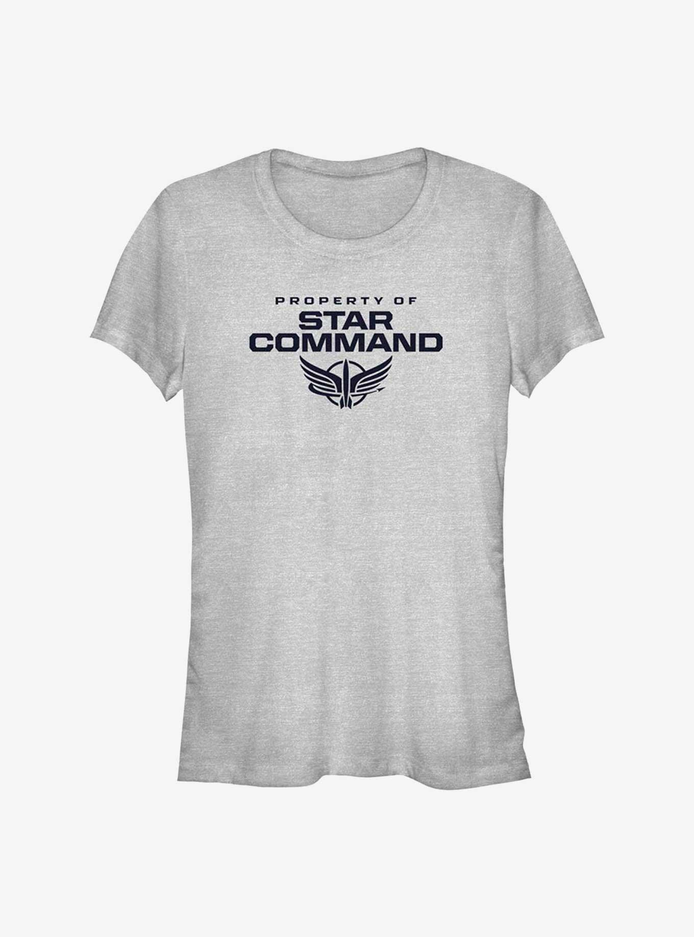 Disney Pixar Lightyear Property Of Star Command Girls T-Shirt, ATH HTR, hi-res