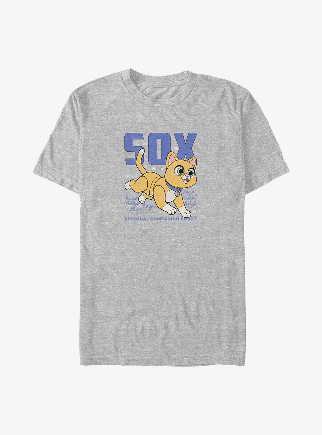 Disney Pixar Lightyear Sox Sketch T-Shirt, ATH HTR, hi-res