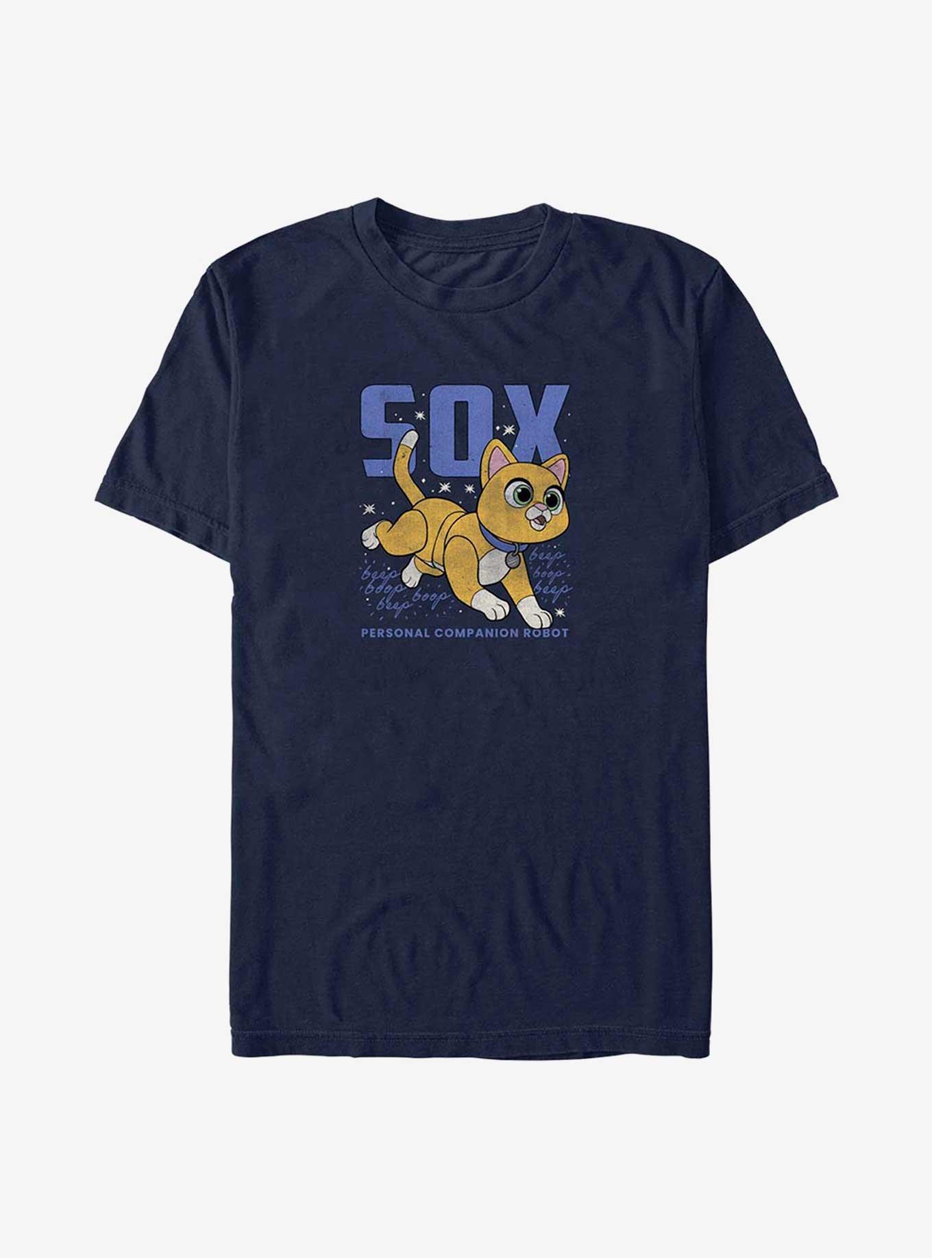 Disney Pixar Lightyear Sox Sketch T-Shirt, NAVY, hi-res