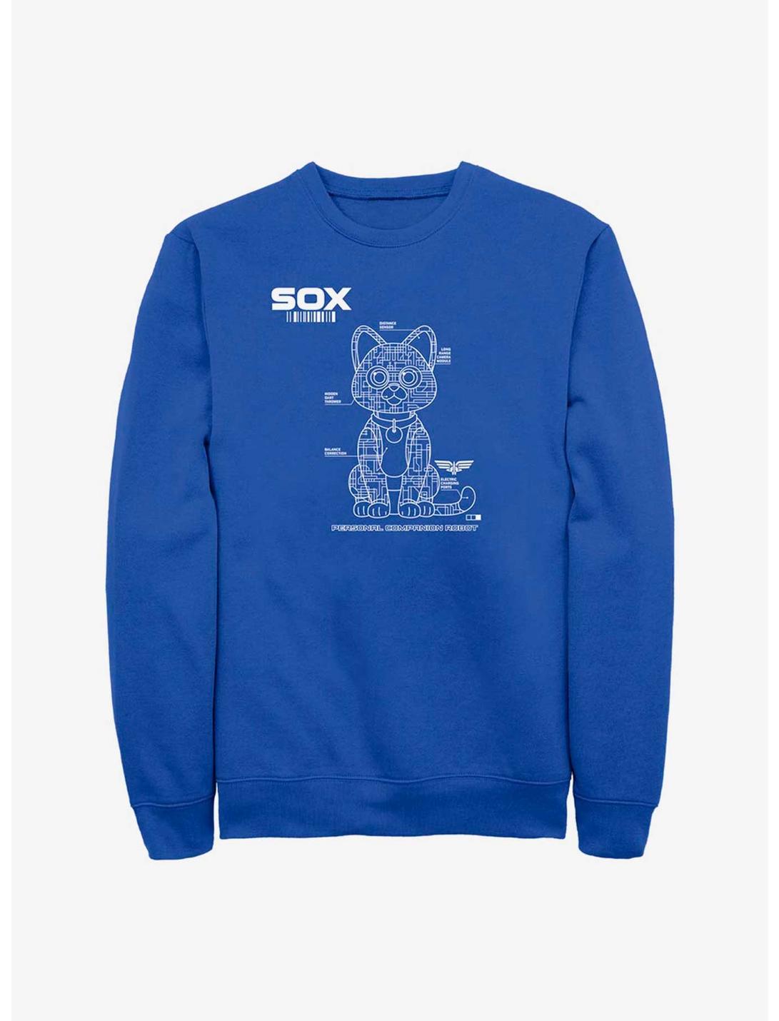Disney Pixar Lightyear Sox Tech Sweatshirt, ROYAL, hi-res