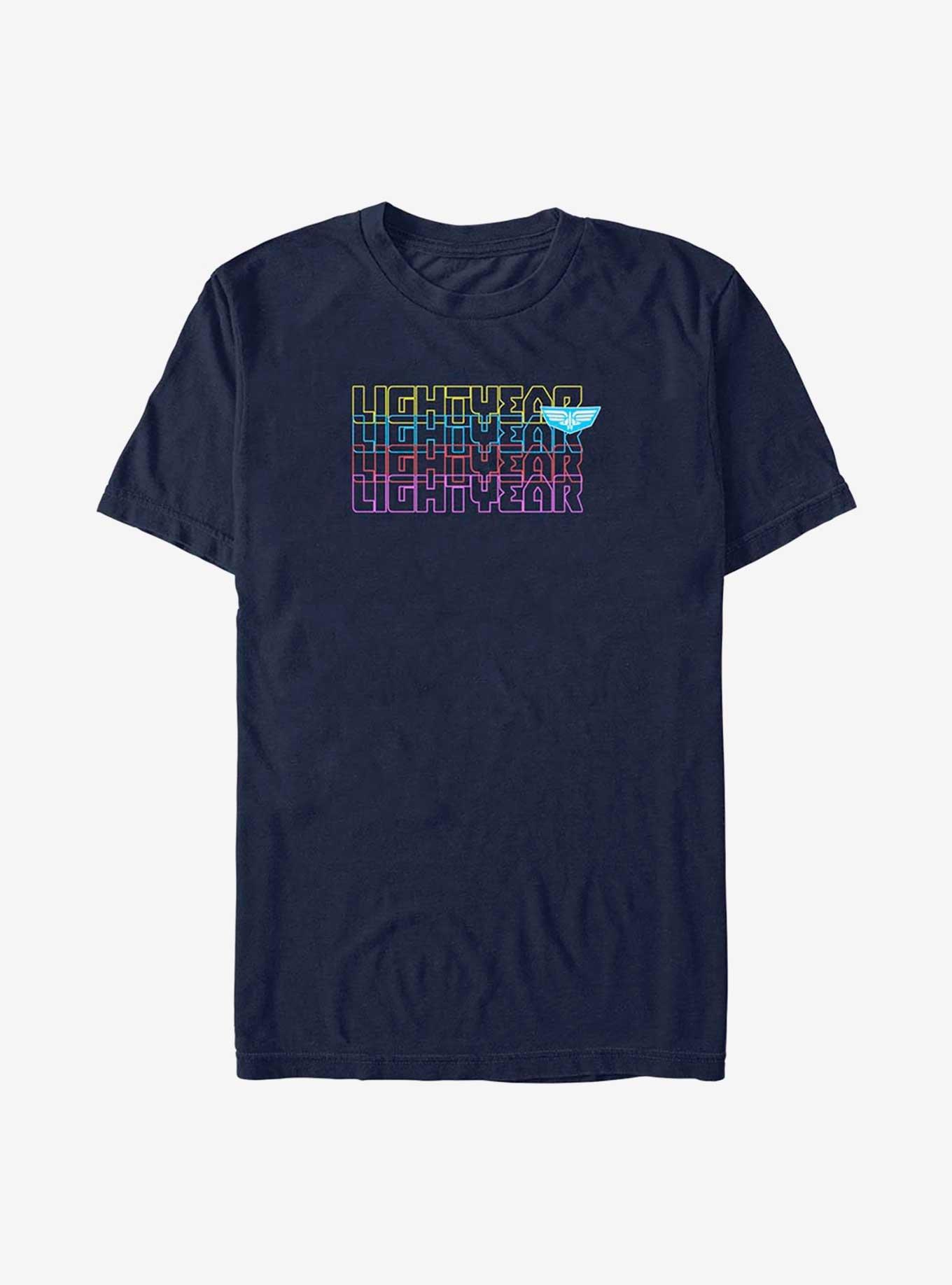 Disney Pixar Lightyear Stacked T-Shirt, NAVY, hi-res