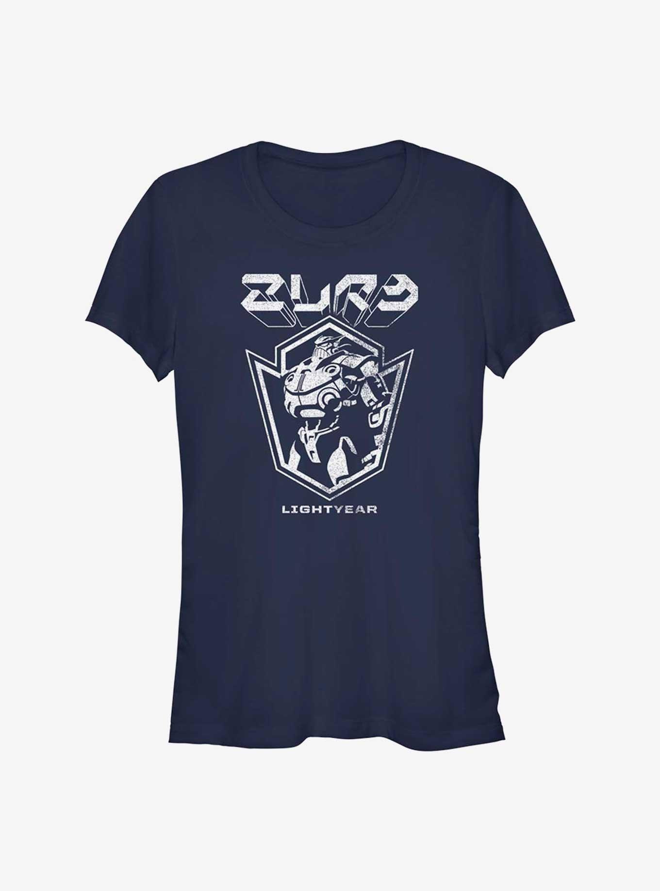 Disney Pixar Lightyear Zurg Badge Girls T-Shirt, NAVY, hi-res