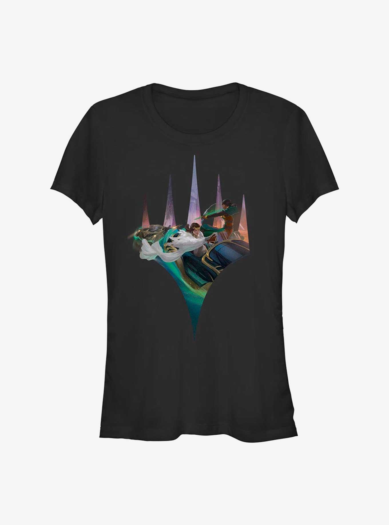 Magic The Gathering Battle Girls T-Shirt, BLACK, hi-res
