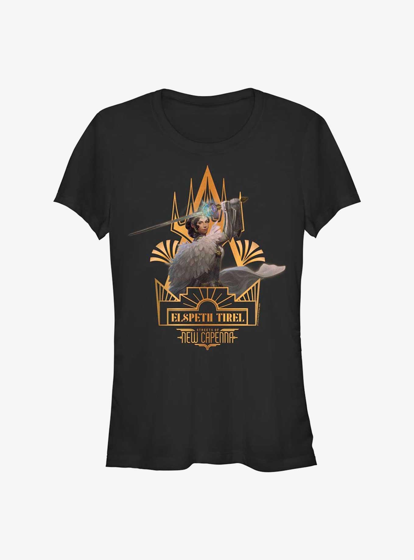 Magic The Gathering Elspeth Tirel Deco Girls T-Shirt