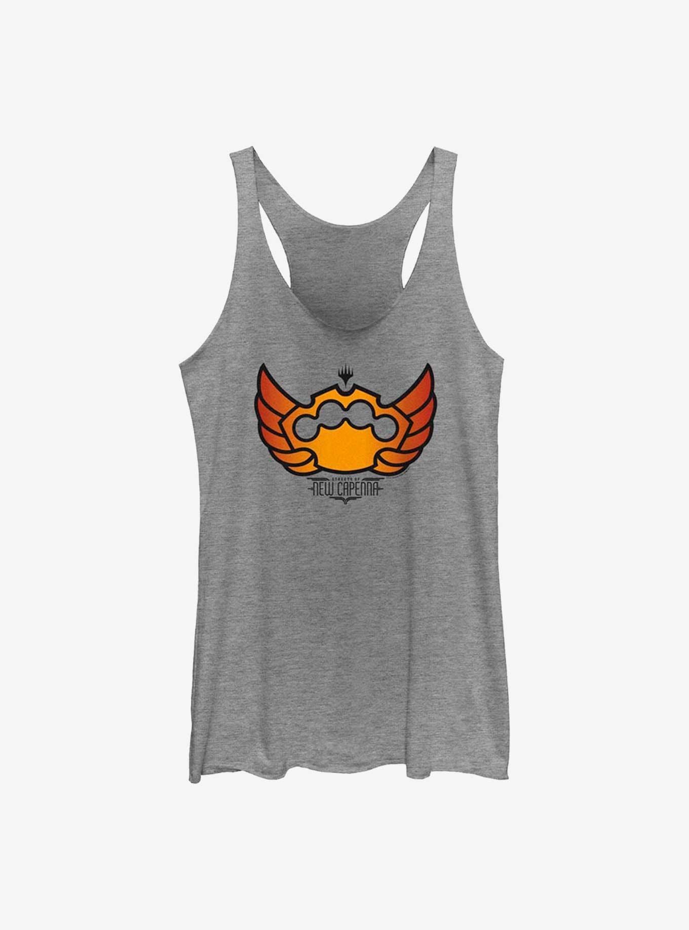 Magic The Gathering Knuckles Crest Girls Tank, GRAY HTR, hi-res