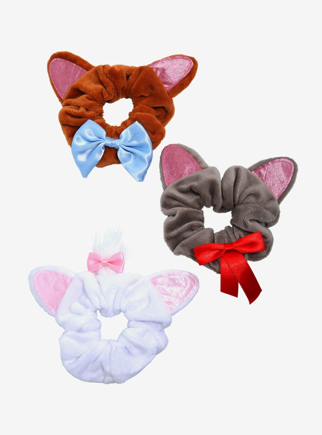 Disney The Aristocats Marie, Toulouse, and Berlioz Scrunchy  display picture 1