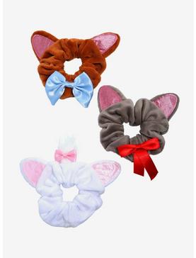 Disney The Aristocats Marie, Toulouse, and Berlioz Scrunchy Set - BoxLunch Exclusive, , hi-res