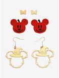 Disney Mickey Mouse & Minnie Mouse Halloween Earring Set - BoxLunch Exclusive  , , hi-res
