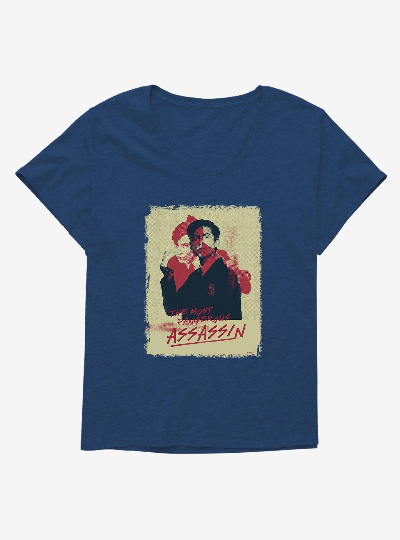 The Umbrella Academy Dangerous Assassin Girls T-Shirt Plus Size, , hi-res