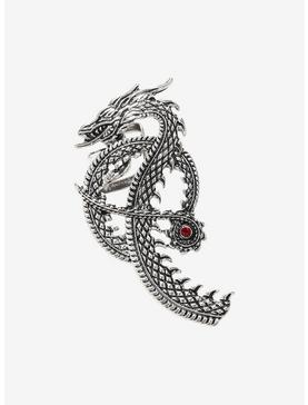 House Of The Dragon Silver Dragon Ear Cuff, , hi-res
