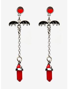 House Of The Dragon Crystal Dragon Drop Earrings, , hi-res